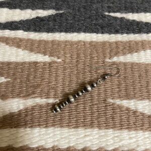 Navajo Pearl Native American Navajo Pearl Sterling Silver Single Earring